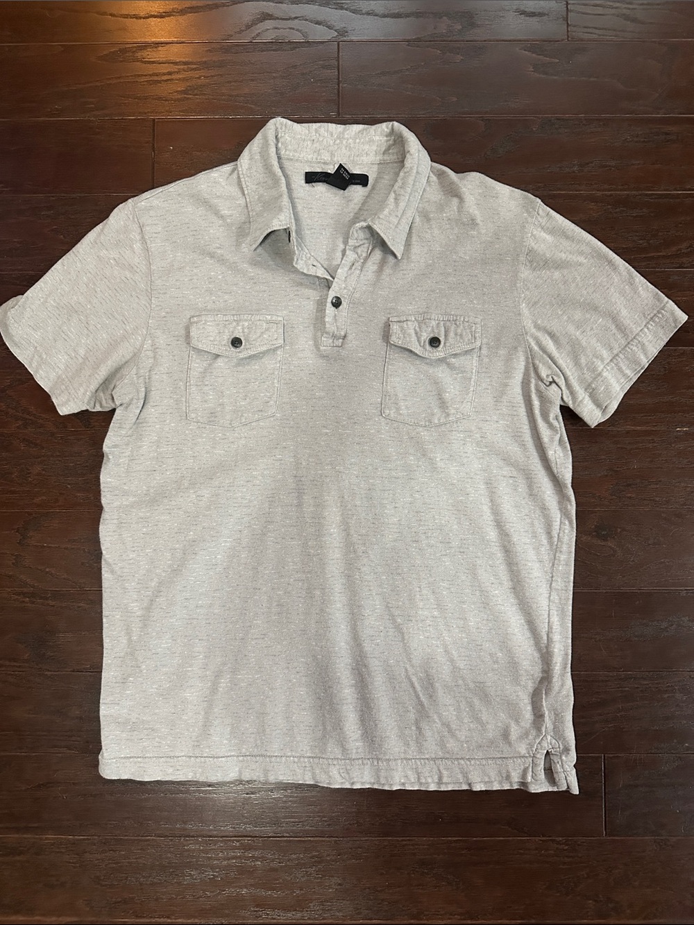 Men's kenneth Cole  Short-Sleeve Polo Shirt in Light Gray